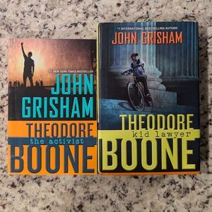 Theodore Boone Book Lot John Grisham Kid Lawyer & The Activist